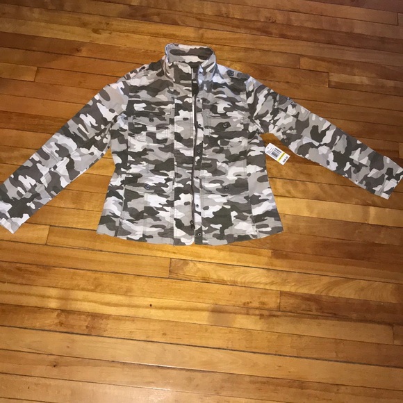NWT💥Kensie Camo Utility Jacket💥 Sz. M - Picture 4 of 13
